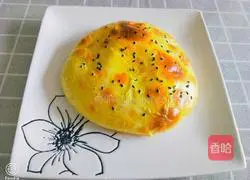 Illustration of how to make bursting durian cheese cake 10