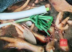 Illustration of braised duck gizzards and chicken feet 6