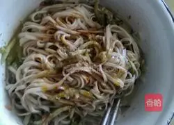 Illustration of how to make sesame cold noodles 7