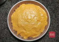 Illustration of how to make old pumpkin evaporated cake (one egg, one bowl of noodles) 8