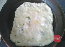 Illustration of how to make green onion cake 9
