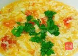 Tomato and egg soup Practice illustration 11