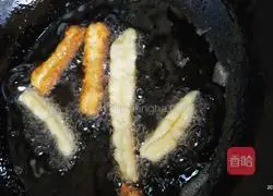 Illustration of homemade fried dough sticks without leavening agent 8
