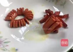 Illustration of how to make rapeseed and egg noodles 7