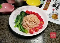 Illustration of how to make Xiabuxiabu noodles with dipping sauce 1