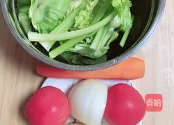 Illustration of how to make borscht 1 