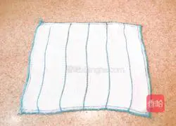 Illustration of how to make matcha mango pancake 8