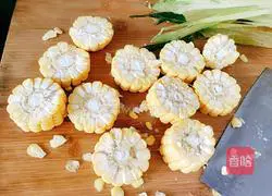 Corn, carrot and chicken soup recipe 9