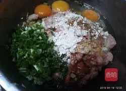 Illustration of making handmade meatball soup 3