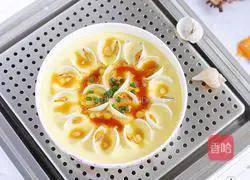 Illustration of how to make steamed clam eggs 10