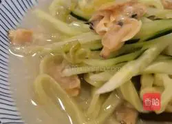 Illustration of how to make clam vegetable noodles 6