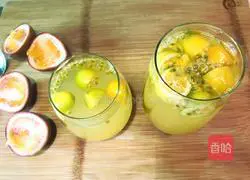 Illustration of how to make kumquat and passion drink 7