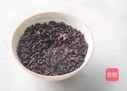 Purple sweet potato and purple rice milk paste recipe 2