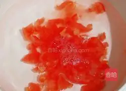 Illustration of tomato, seaweed and egg drop soup 3