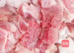 Illustration of how to cook the sauced pork ribs in seconds 2