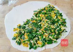 Illustration of how to bake a leek box 6