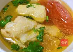 Illustration of how to make sour radish root soup 4