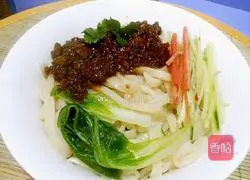 Handmade fried noodles with soy sauce Illustration of how to do it 12