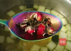 Winter Melon Peel Rose Tea Recipe Illustration 6