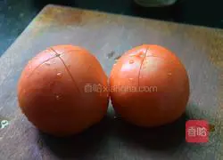 Illustration of how to make tomato meat sauce pasta 2