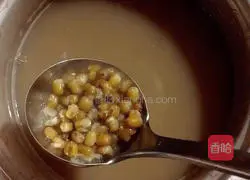 Illustration of how to make sugar-free crystal mung bean paste 6