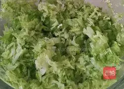 Chinese cabbage Illustration of how to make Jade Dumplings 7