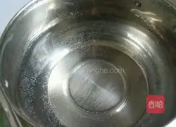 Illustration of how to make purple sweet potato and sago 2