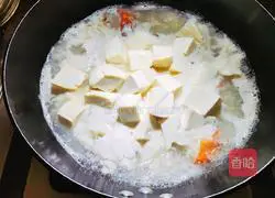 Portrait crabs Illustration of how to make tofu soup 6