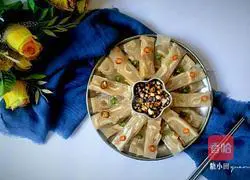 Illustration of how to make crystal pig skin jelly 14