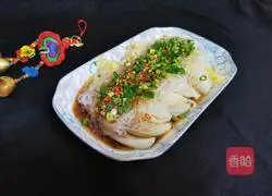 Illustration of how to make cold vermicelli and baby vegetables 24