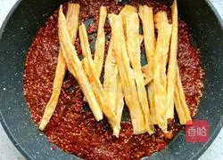 Illustration of homemade spicy strips 5