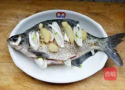 Steamed Wuchang Fish Illustration of how to do it 3