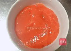 Illustration of how to make papaya milk (natural jelly) 4
