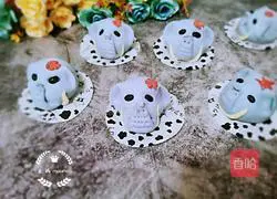 Illustration of how to make elephant bean paste buns 8