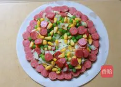 Illustration of how to make hand-made egg pizza 6