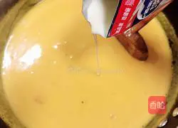 Cream Pumpkin Millet Soup Recipe Illustration 16