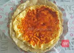 Illustration of how to make scallion pancake steak rolls 4