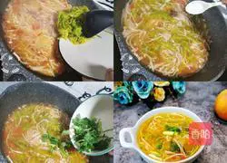 Enoki Mushroom and Day Lily Soup Recipe Illustration 9