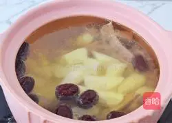 Yam, red dates and old duck soup recipe 7
