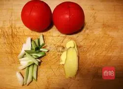 Illustration of tomato stewed beef brisket 2