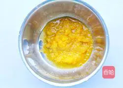 Illustration of how to make crispy pumpkin cake 3