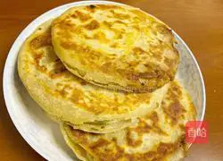 Illustration of how to make mutton oil and scallion pancakes 4