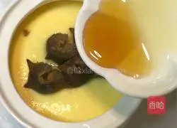 Illustration of how to make steamed sea cucumber eggs 13