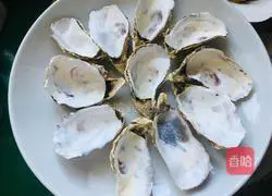 Illustration of how to make steamed oysters with garlic vermicelli 3