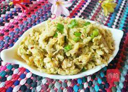 Illustration of how to steam locust flowers 9