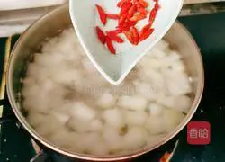 Illustration of how to make wolfberry melon 9