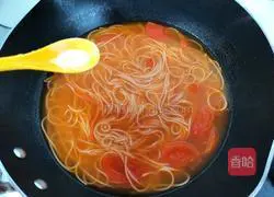 Illustration of how to make tomato wheat germ noodles 5