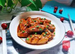 Illustration of how to make garlic chicken wings 12