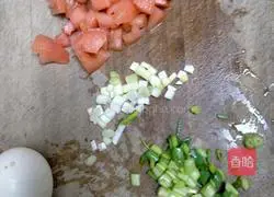 Illustration of how to make tomato and egg noodles 1