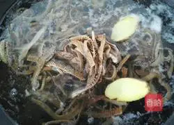 Illustration of how to make cold beef louvers 2